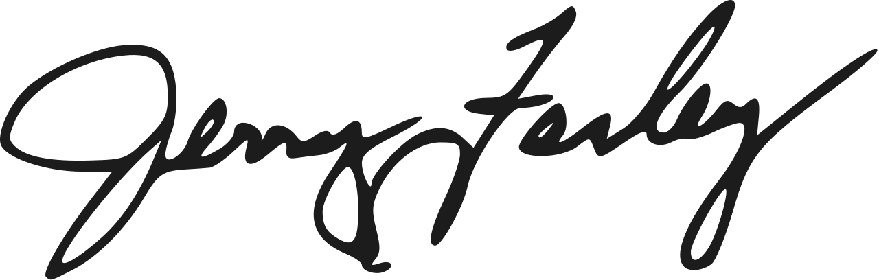 Jerry Farley Signature - Clothing (1280x408), Png Download