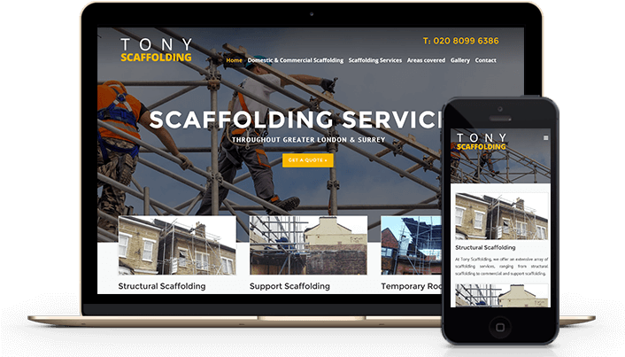 Scaffolding Web Design (712x443), Png Download