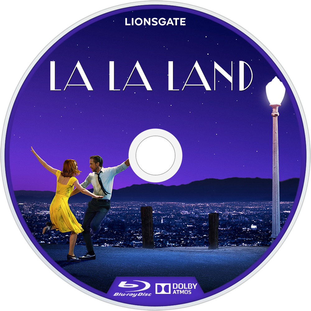 La La Land Bluray Disc Image (1000x1000), Png Download