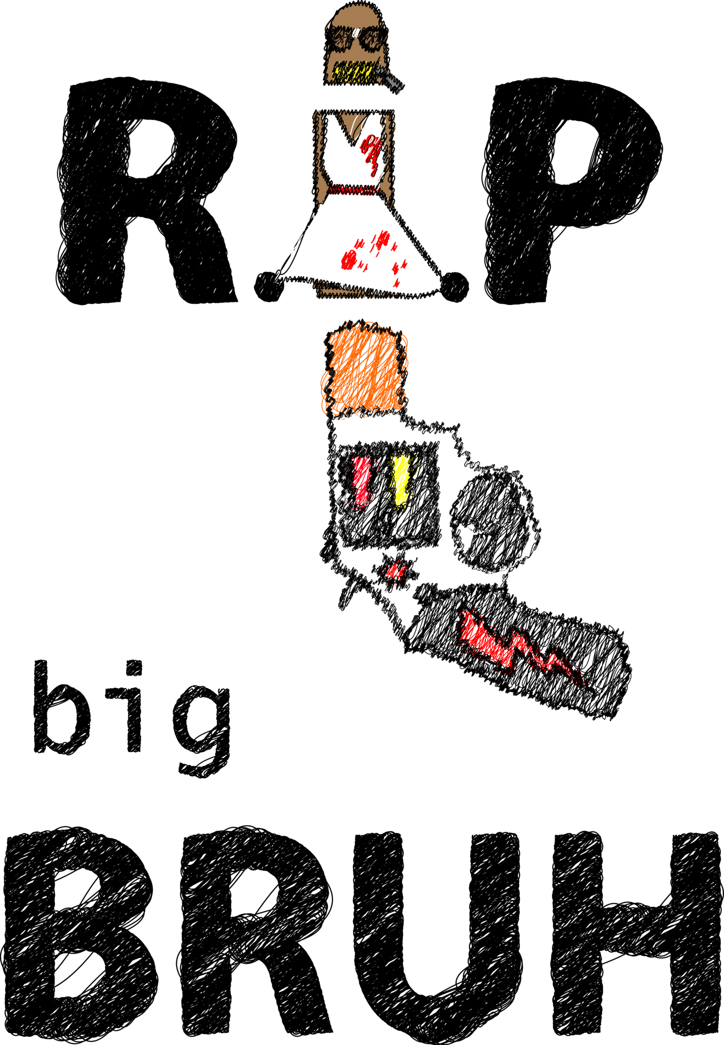 Rip Big Bruh T Shirt Women's (1419x2048), Png Download