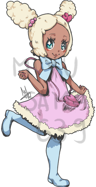 “i Drew A Humanized/gijinka Of Lovelitchi Tamagotchi (600x600), Png Download