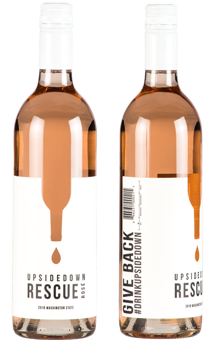 Upside Down 2017 "rescue" Rosé (750x750), Png Download