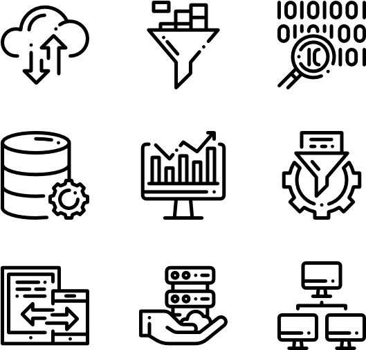 Database & Servers (600x564), Png Download