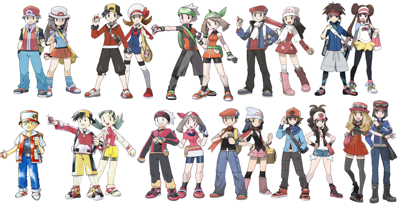 464kib, 800x414, All Protagonists (800x414), Png Download