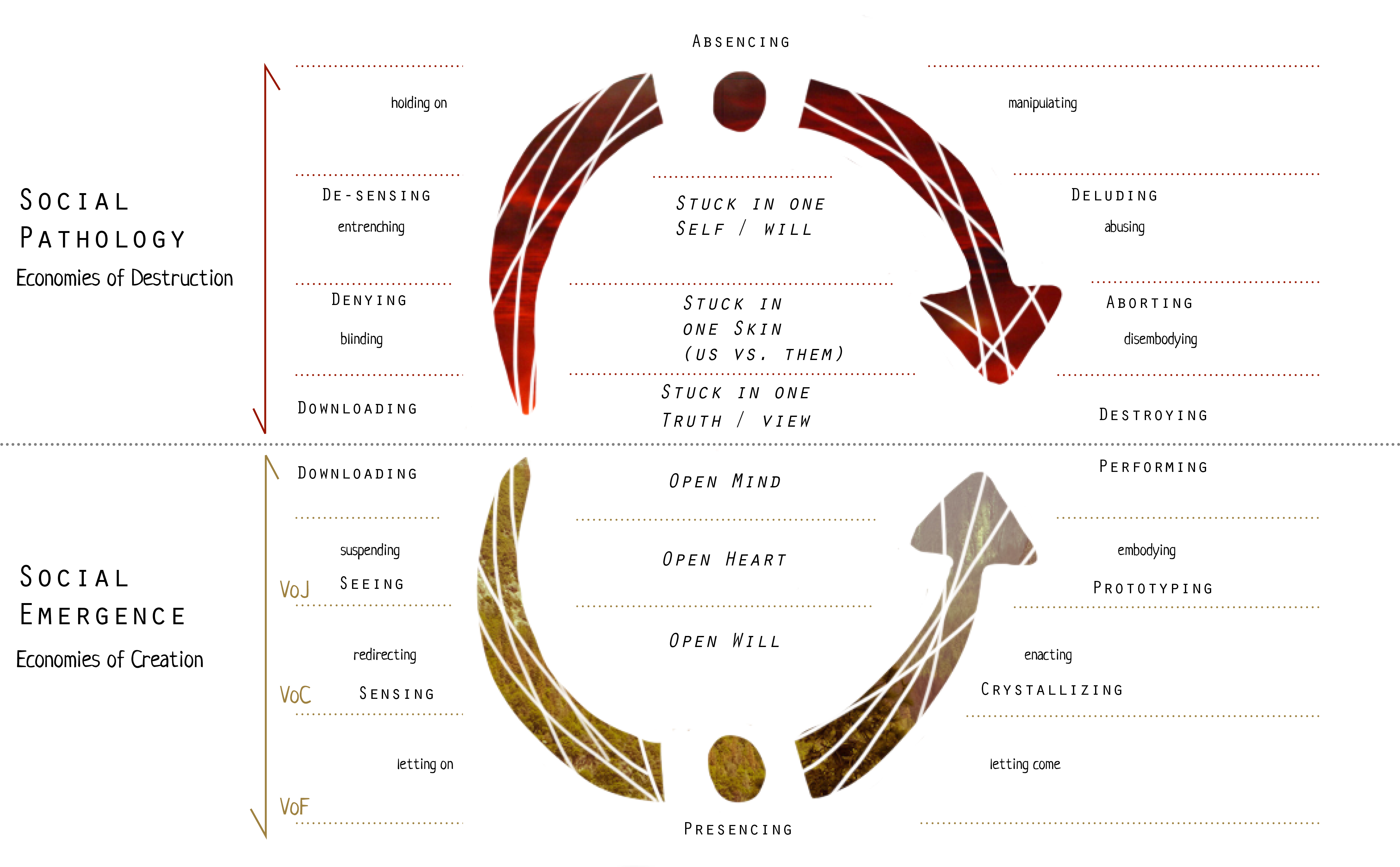 Illustration By Coline Robin Based On Theory U By Otto (4875x2742), Png Download