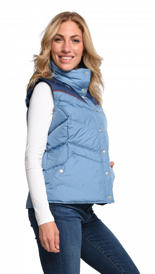 Women's Carson Down Vest (511x900), Png Download