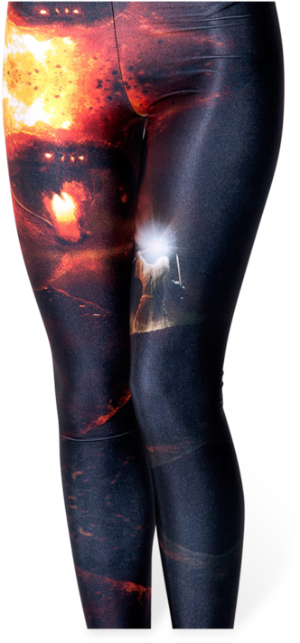 Balrog Vs Gandalf Leggings Wow, Want Them (500x750), Png Download