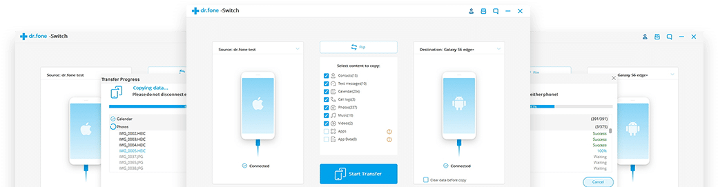Drfone Phone Switch Banner (1057x300), Png Download
