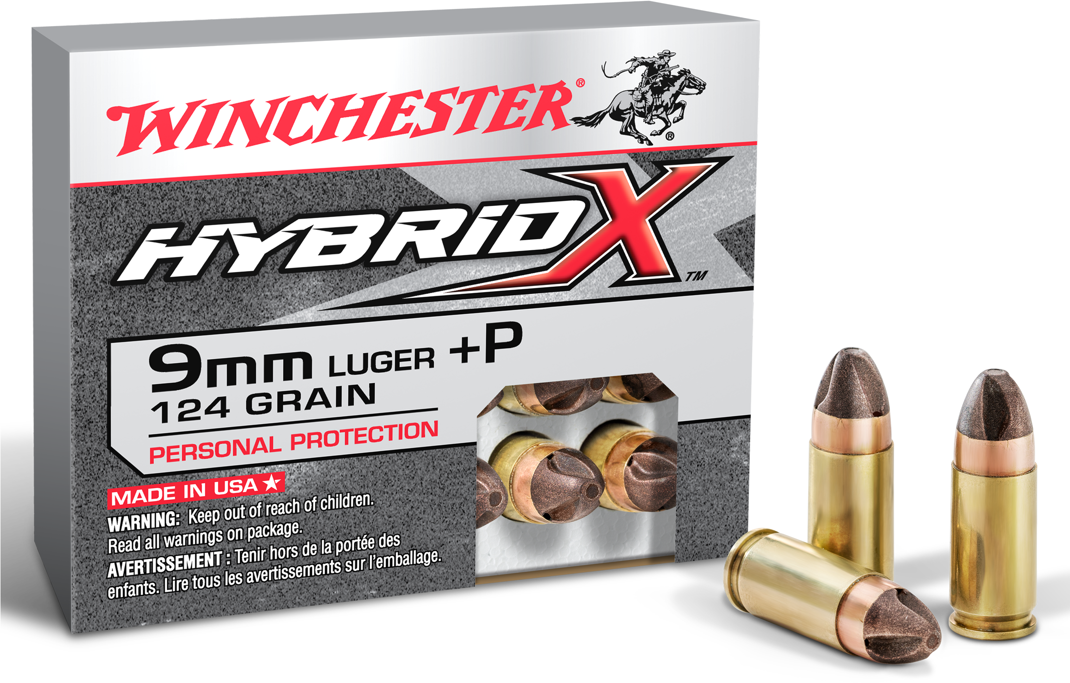 Win X9mmd 9mm 124 Hp 20/10 (2123x1384), Png Download