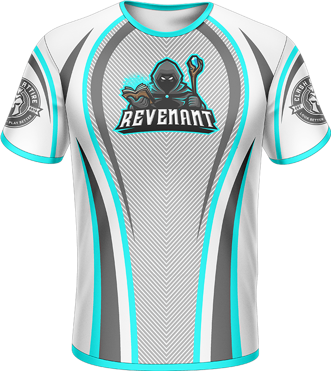 Revenant Esports White Short Sleeve Jersey (712x789), Png Download