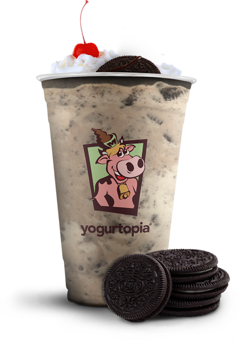 Includes 1 Froyo Flavor, 1 Topping, And One Syrup Of (797x1129), Png Download