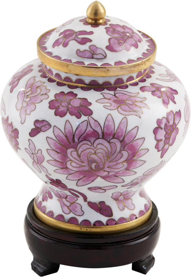 Cloisonne Urn (623x900), Png Download