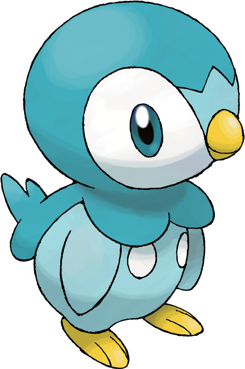 393 Piplup Dp3 Shiny (879x1279), Png Download