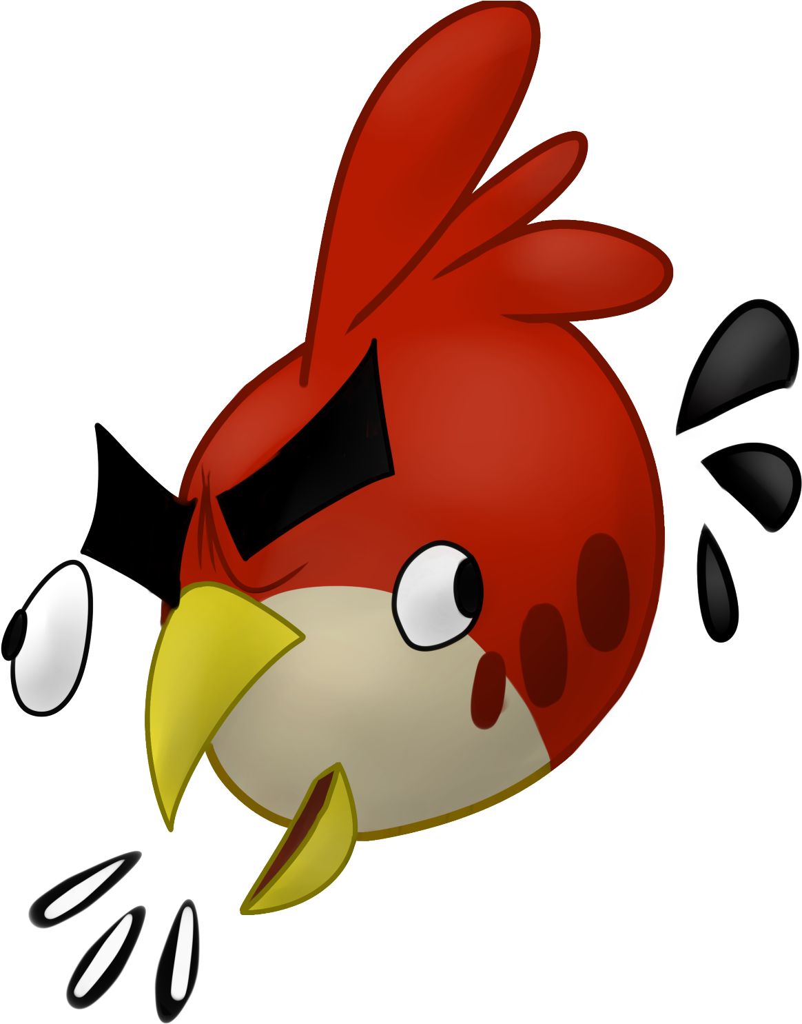 Photo From @ Angrybirds On Tumblr On Angrybirds At (1280x1498), Png Download
