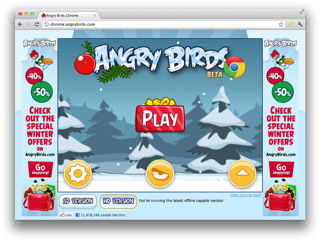 To Start Playing Angry Birds, Press Play And Select (1088x822), Png Download