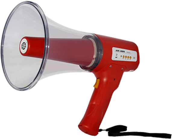 Show Er-3bs Megáfono De Mano 10w, Bluetooth Y Sirena (600x600), Png Download