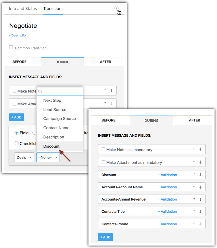 Select The Field To Be Mandated (729x831), Png Download