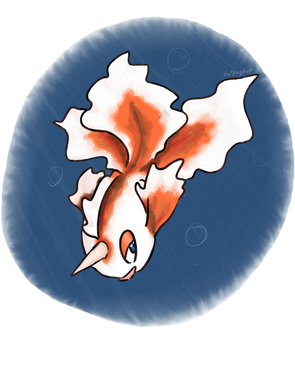 Oc Artjust A Goldeen (1200x1600), Png Download