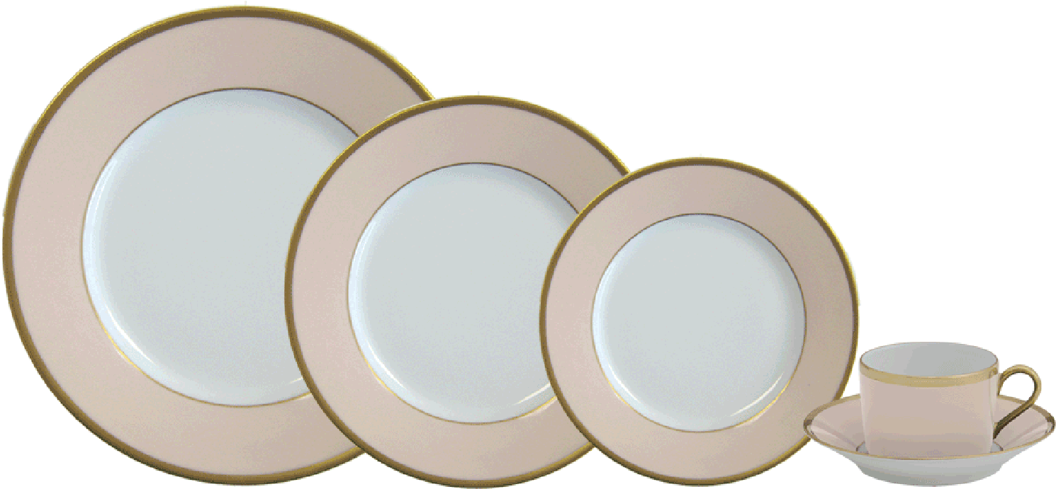 Arc En Ciel Dusty Pink Bread And Butter Plate (1507x1000), Png Download