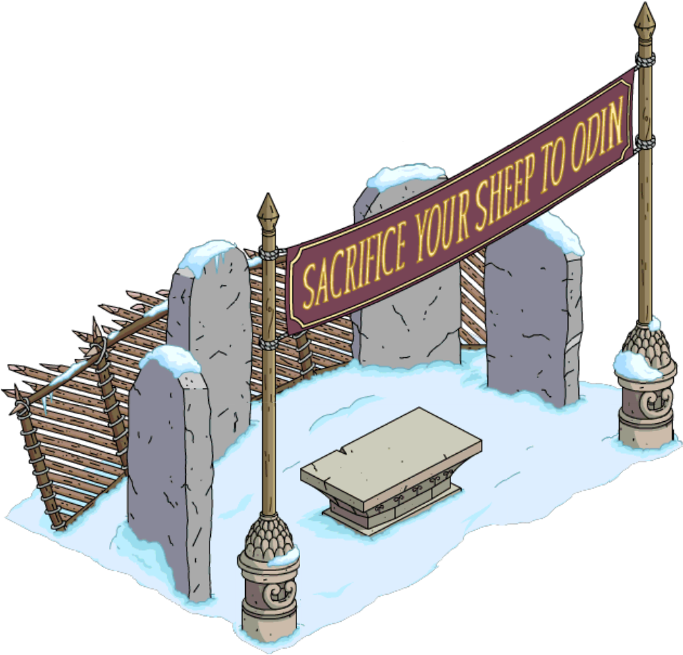 Sacrifice Your Sheep To Odin (991x944), Png Download