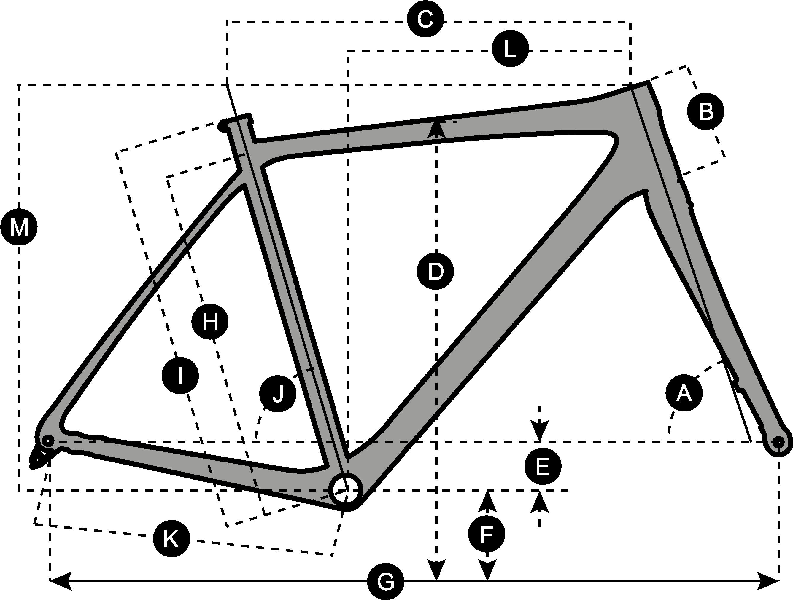 Geometry Of Scott Addict Gravel 10 Disc Bike (2835x2362), Png Download