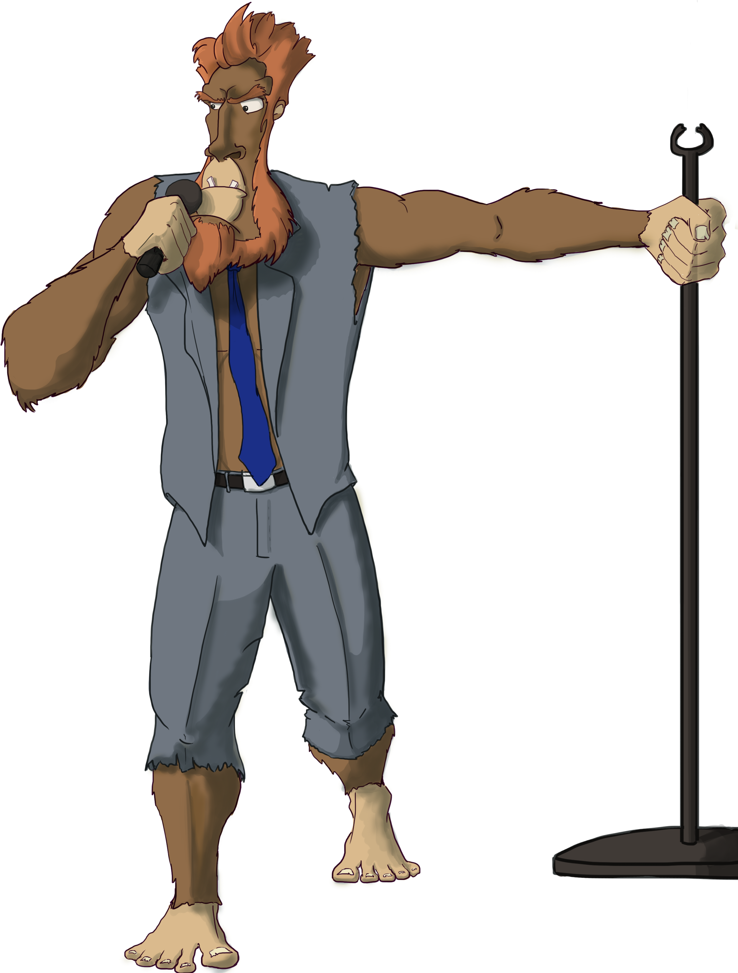 Sasquatch Colored Sasquatch (2550x3300), Png Download