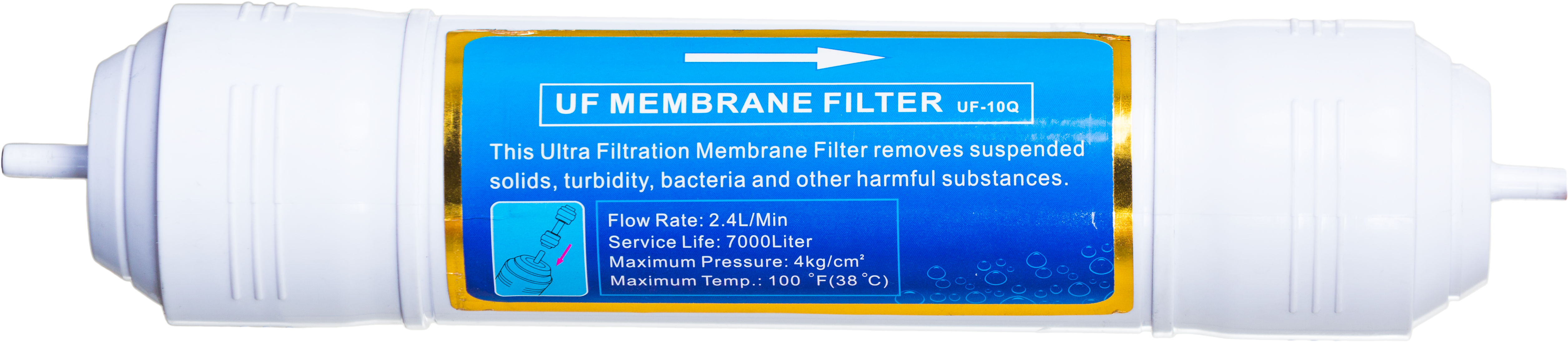 Water Filter Cartridges Ultrafiltration Membrane Hidrotek (5356x3572), Png Download