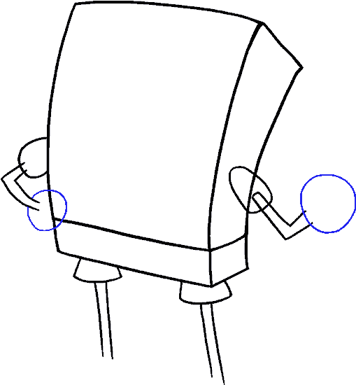 How To Draw Spongebob (678x600), Png Download