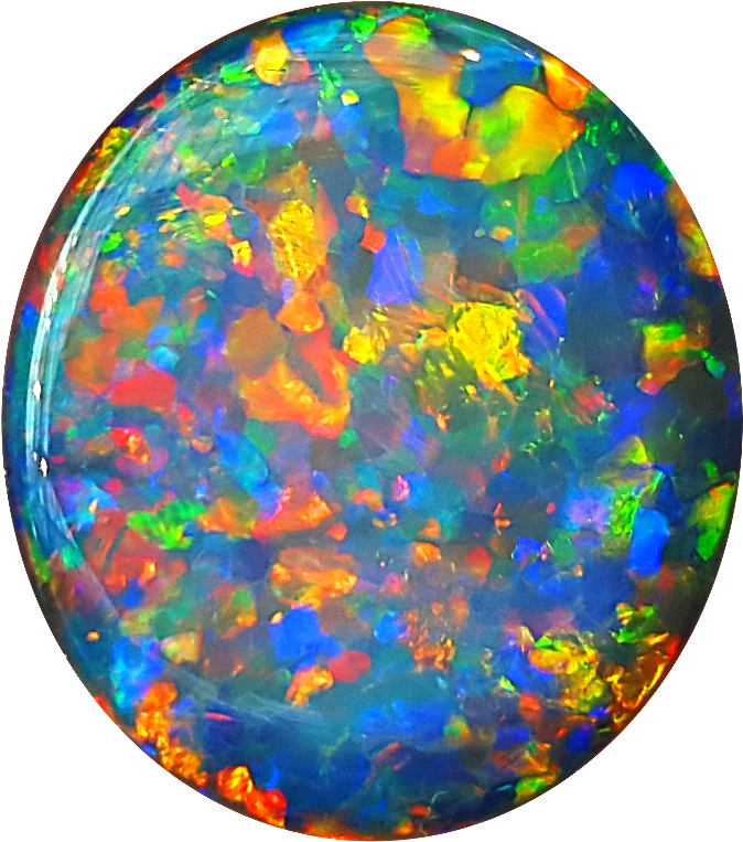 85 Ct Black Opal (1207x1207), Png Download