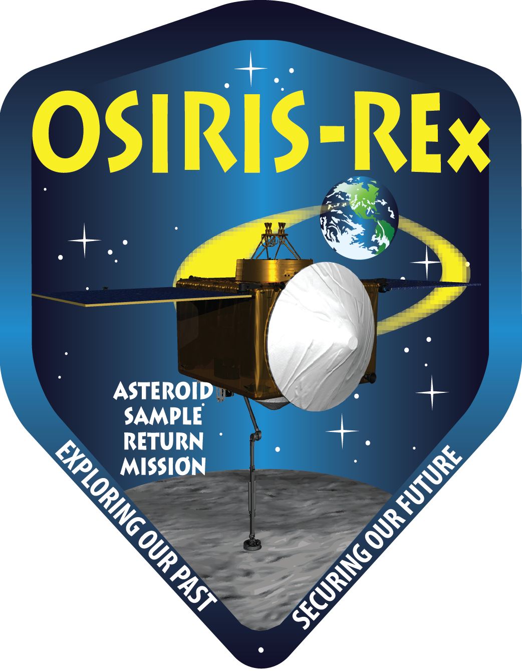 Osiris-rex Mission Logo (1042x1339), Png Download