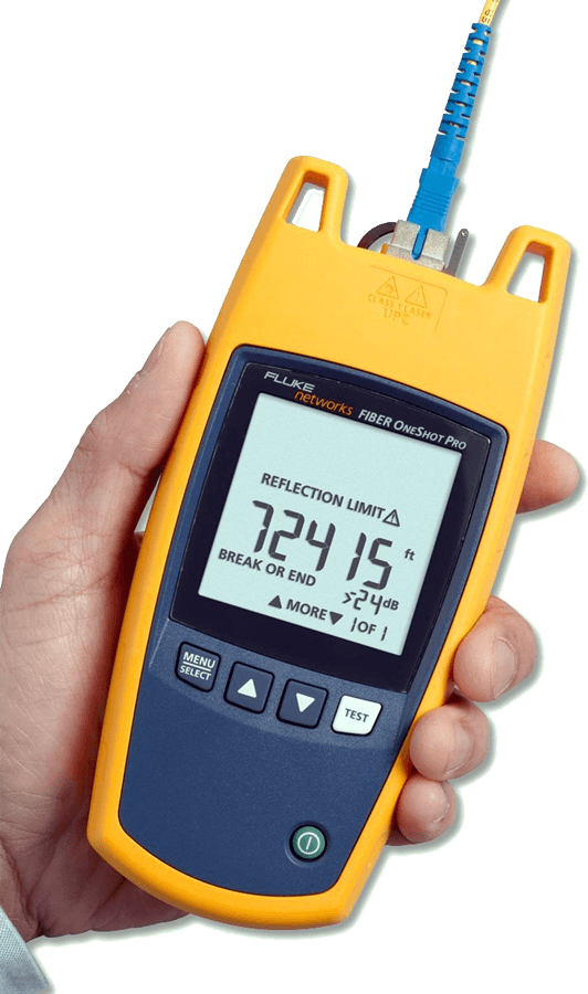 Fluke Networks Fiber Oneshot Pro (532x900), Png Download
