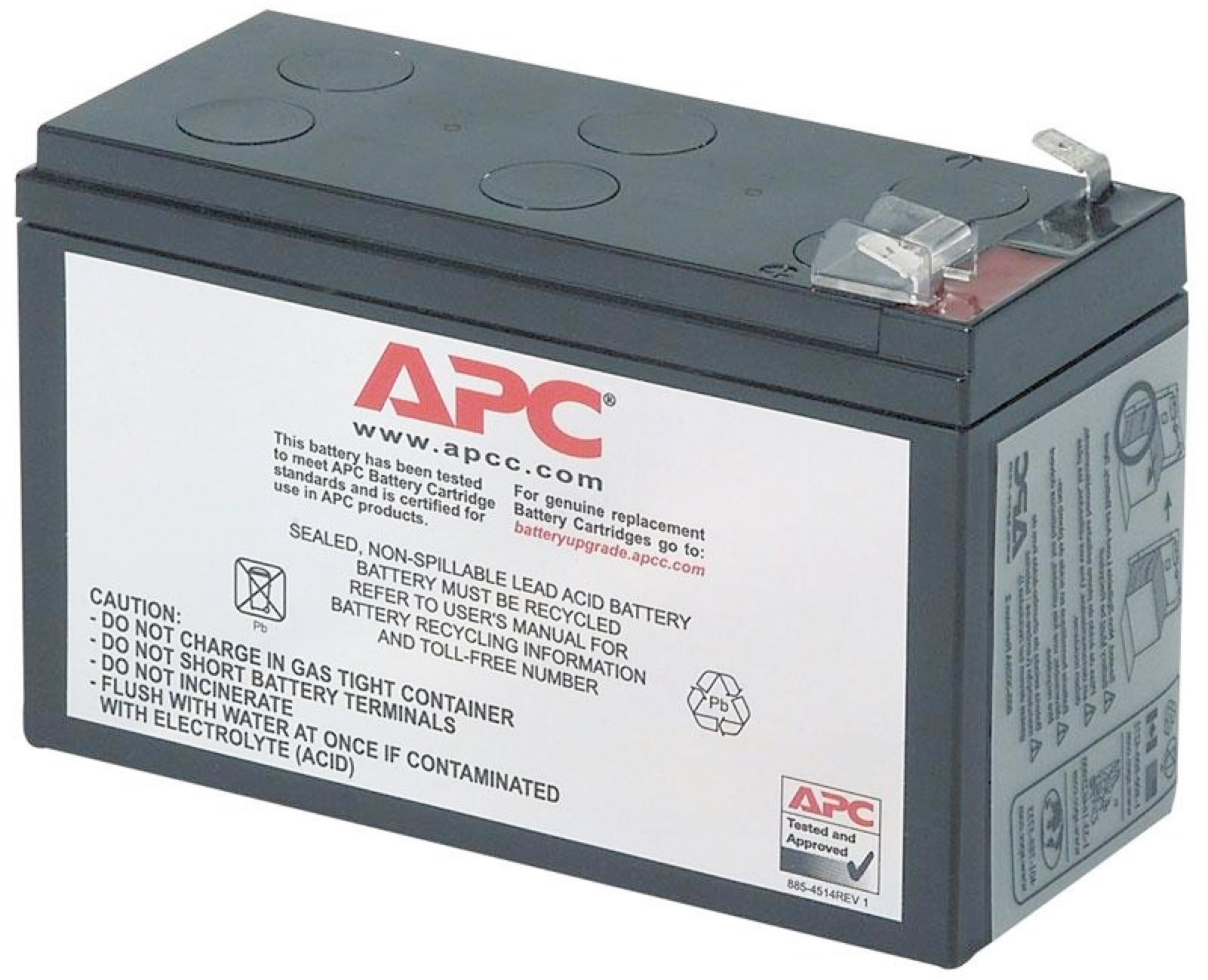 Apc Replacement Battery Cartridge (1600x1316), Png Download