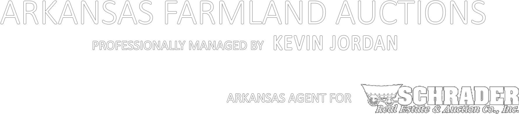 Arkansas Farmland Auctions By Kevin Jordan (1980x412), Png Download