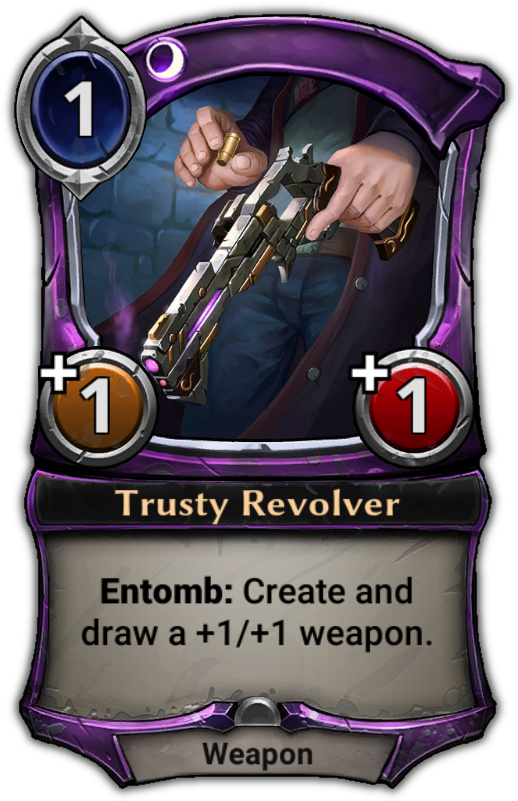 Trusty Revolver (529x801), Png Download