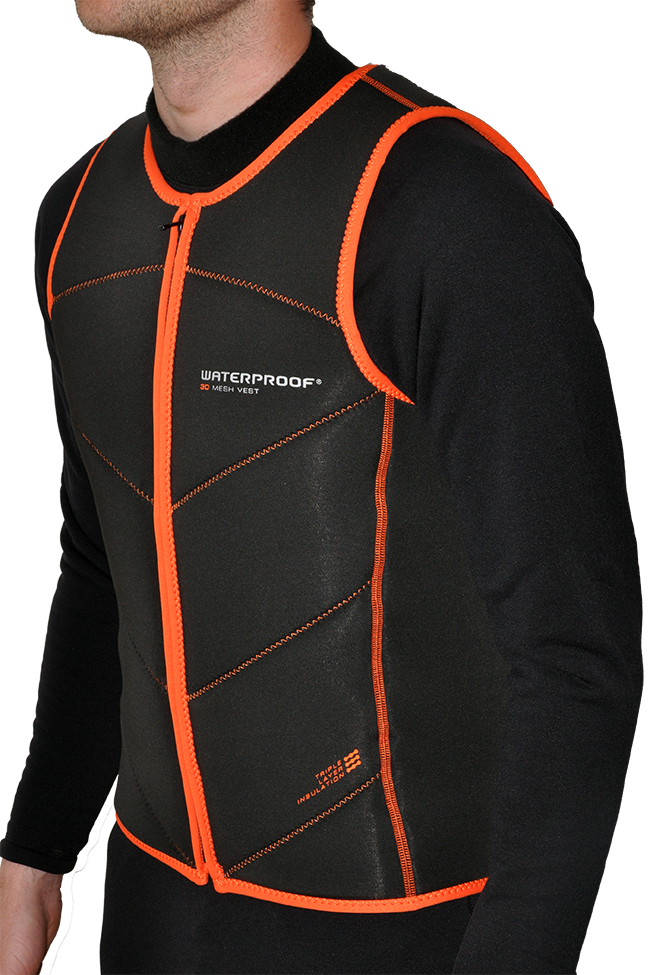 Waterproof 3d Mesh Vest (650x975), Png Download