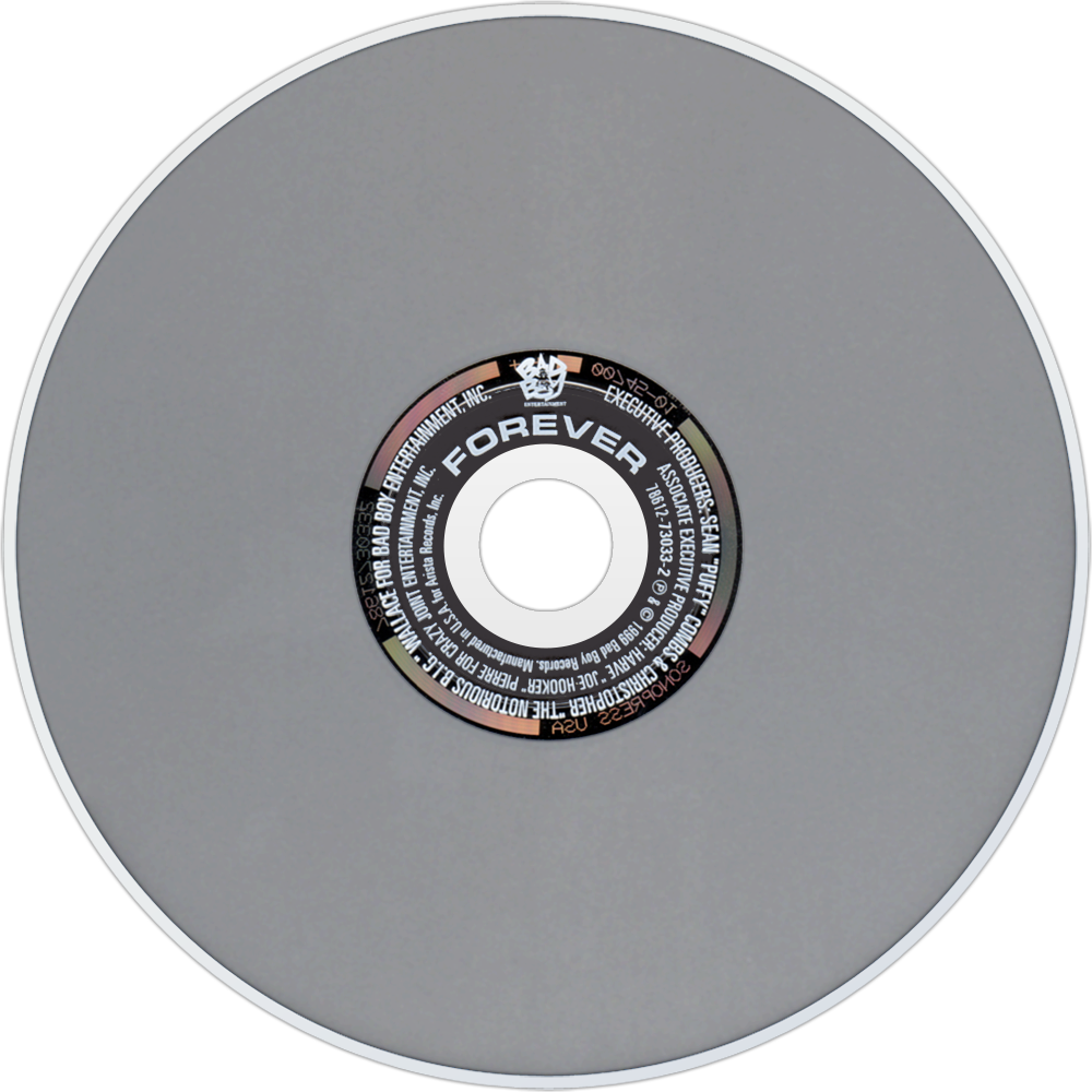Puff Daddy Forever Cd Disc Image (1000x1000), Png Download