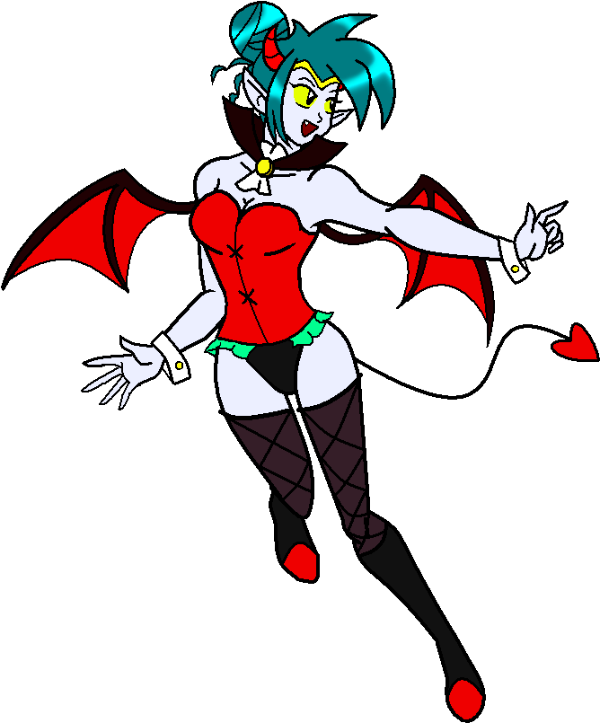Succubus Shantae (724x839), Png Download