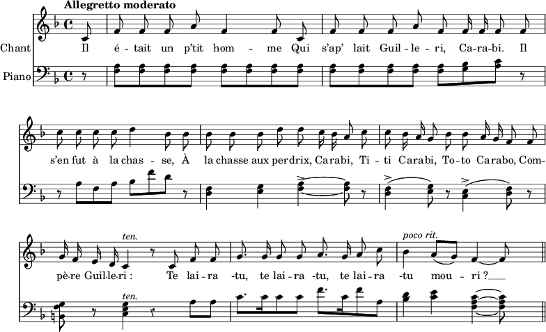 Melody = \relative C' { \key F \major \time 2/ (784x477), Png Download