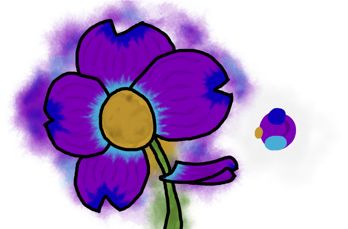 Flower By Sunburn The Hybrid (1191x785), Png Download