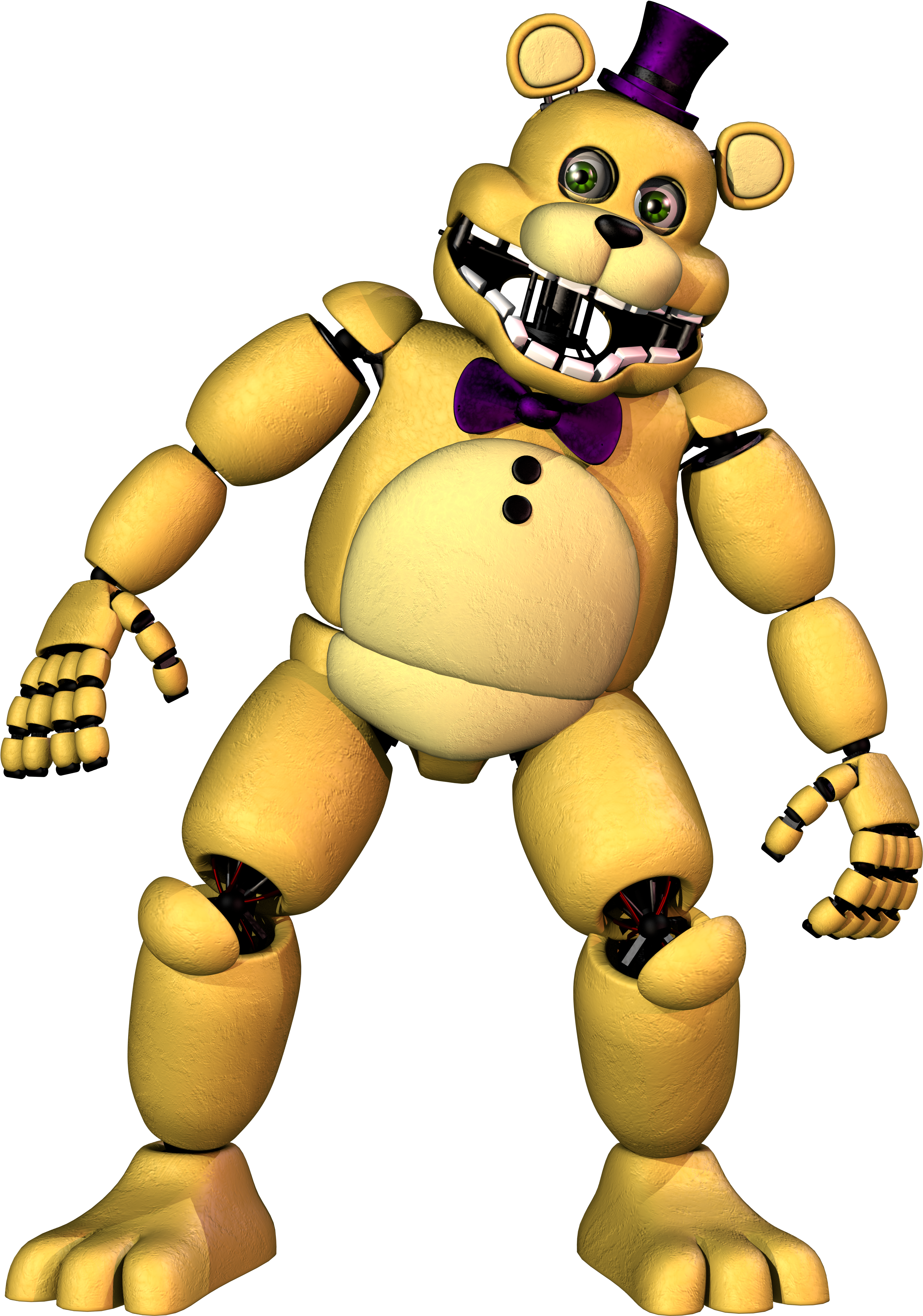 Modelfredbear But He's Based On A Dream I Had 2 Nights (3840x4750), Png Download