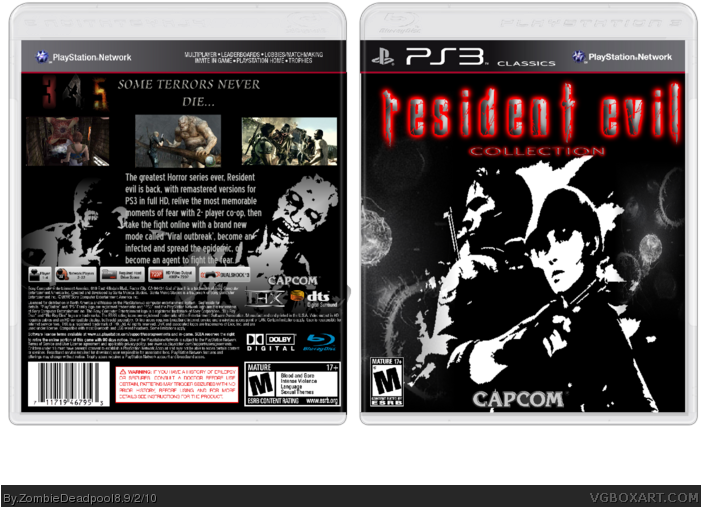 Resident Evil Collection Box Art Cover (700x516), Png Download