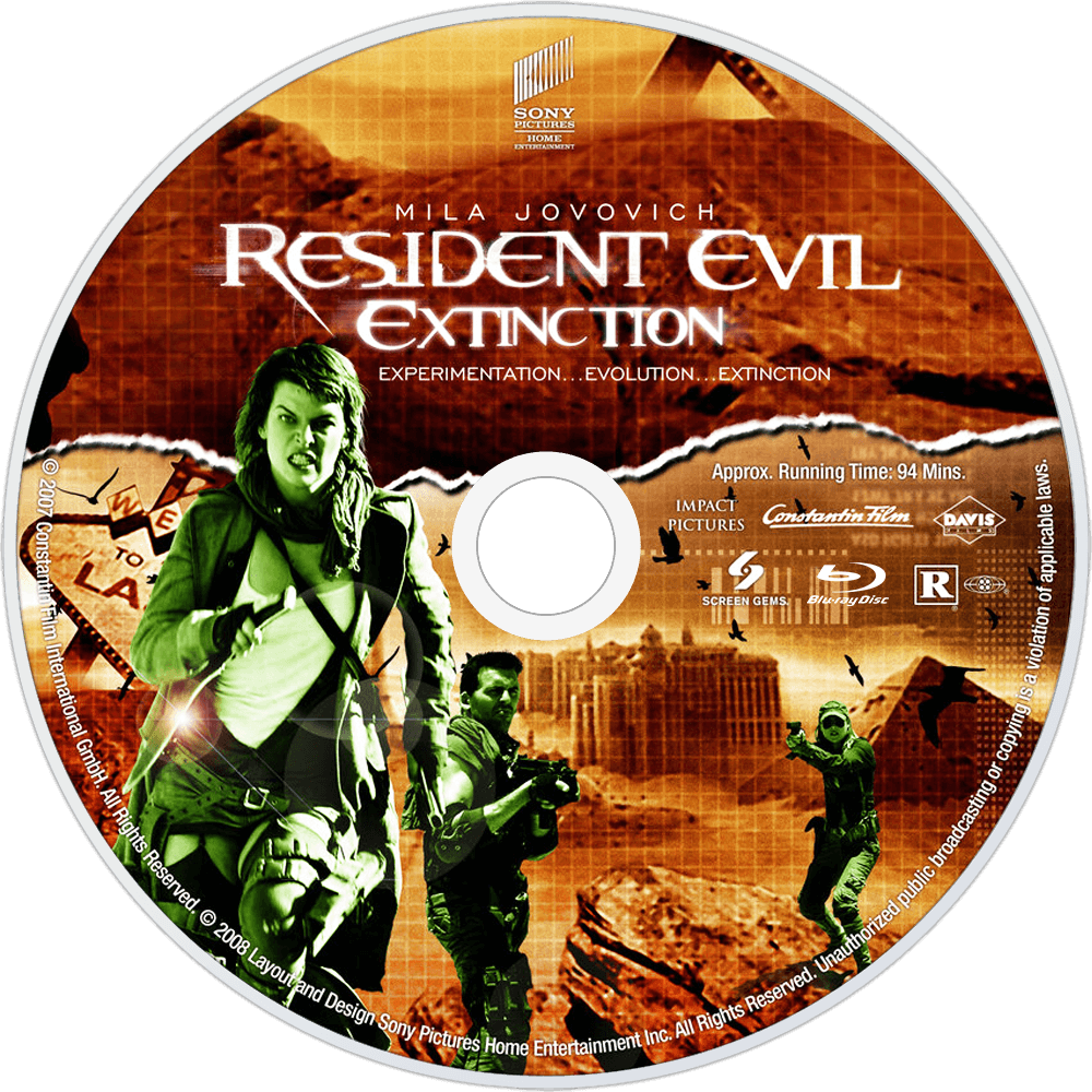 Extinction Bluray Disc Image (1000x1000), Png Download