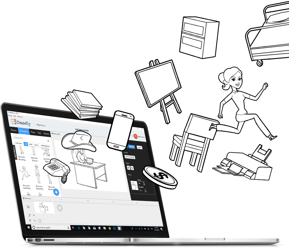 Thousands Of Custom Drawn Doodle Sketch Images Only (933x803), Png Download