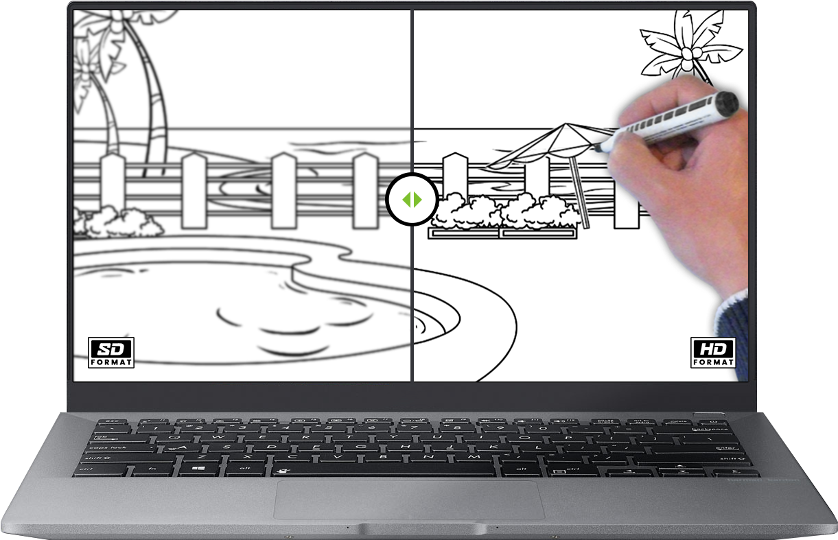 After You've Created Your Custom Doodle Video In A (1220x815), Png Download