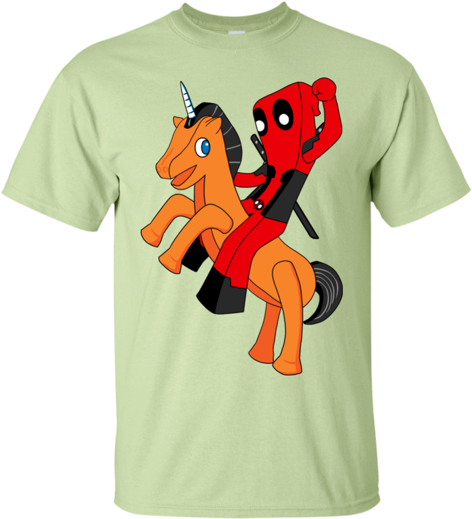 Funny Deadpool Gumby-changas Poolauto Short Sleeve (1024x1024), Png Download