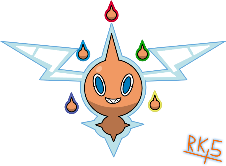Here A Mega Rotom I Made I Also Thought Up An Ability (767x573), Png Download