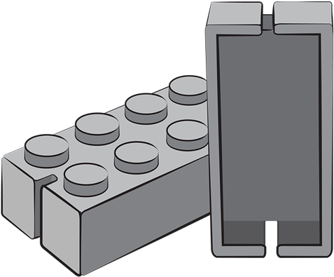 Early Brick (600x596), Png Download