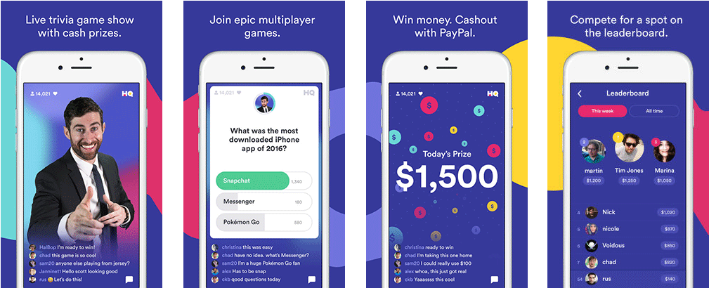 Hq Trivia (1200x500), Png Download