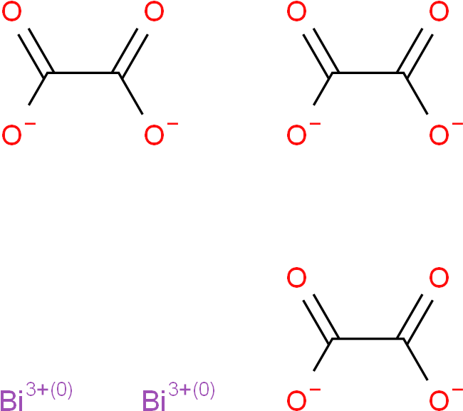 Bismuth Oxalate Molecular Structure Cas 6591 55 5) (693x620), Png Download