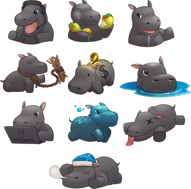 Moonduck Icons (770x764), Png Download
